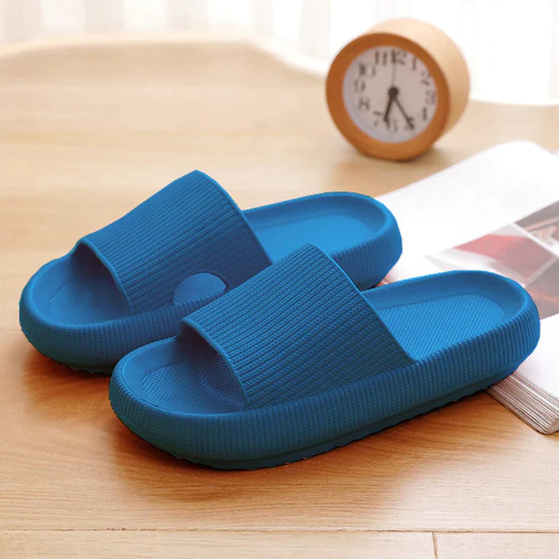 Thick Platform Bathroom Home Slippers Women Fashion Soft Sole EVA Indoor Slides Woman Sandals 2022 Summer Non-Slip Flip Flops