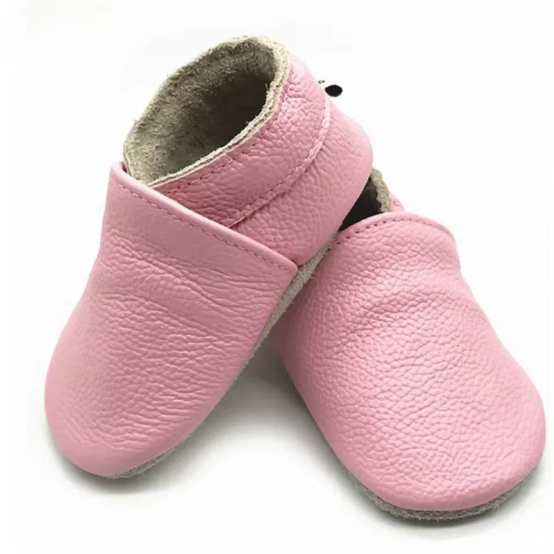 Genuine Leather Baby Shoes 2025 Summer Infant Toddler Baby Shoes Moccasins Shoes First Walker Soft Sole Crib Baby Boy Shoes
