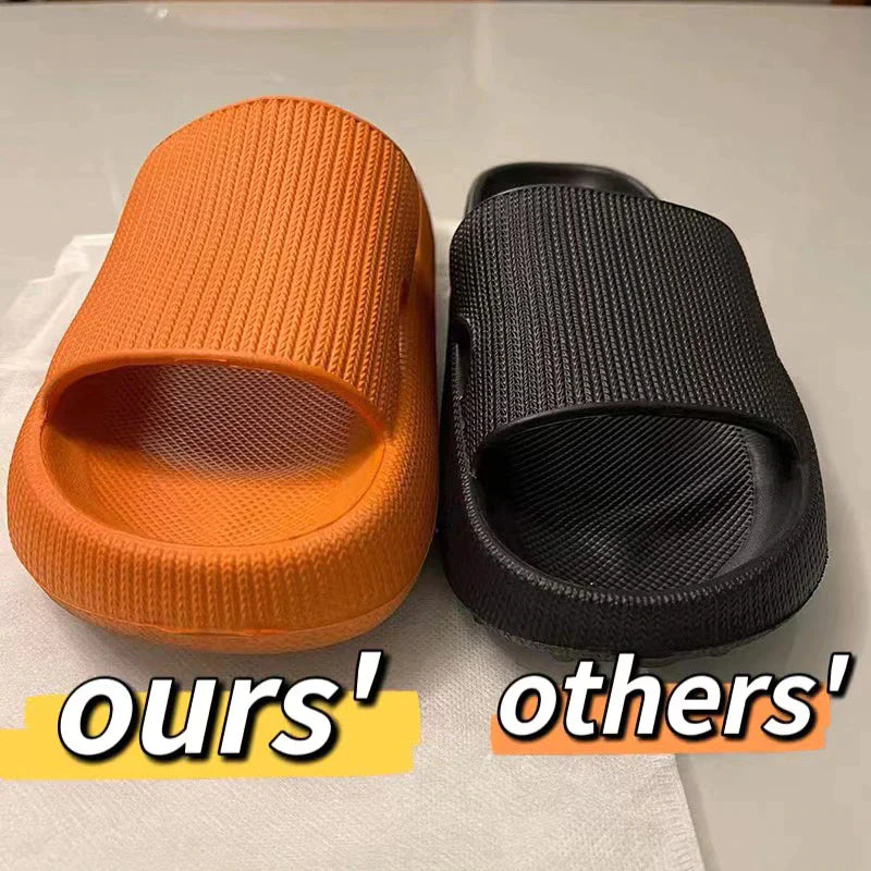 Thick Platform Bathroom Home Slippers Women Fashion Soft Sole EVA Indoor Slides Woman Sandals 2022 Summer Non-Slip Flip Flops