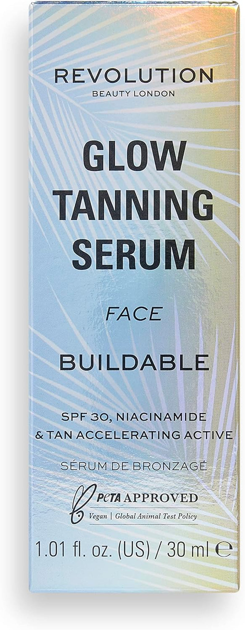 , Glowing Face Tan Serum, with SPF30, Self Tan, 30Ml