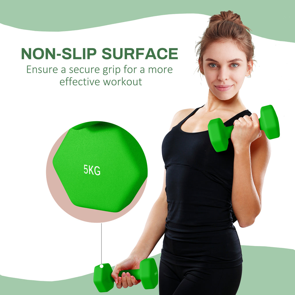 Dumbbells, Hexagonal Weights Pair