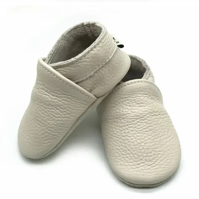 Genuine Leather Baby Shoes 2025 Summer Infant Toddler Baby Shoes Moccasins Shoes First Walker Soft Sole Crib Baby Boy Shoes
