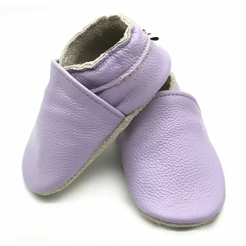 Genuine Leather Baby Shoes 2025 Summer Infant Toddler Baby Shoes Moccasins Shoes First Walker Soft Sole Crib Baby Boy Shoes