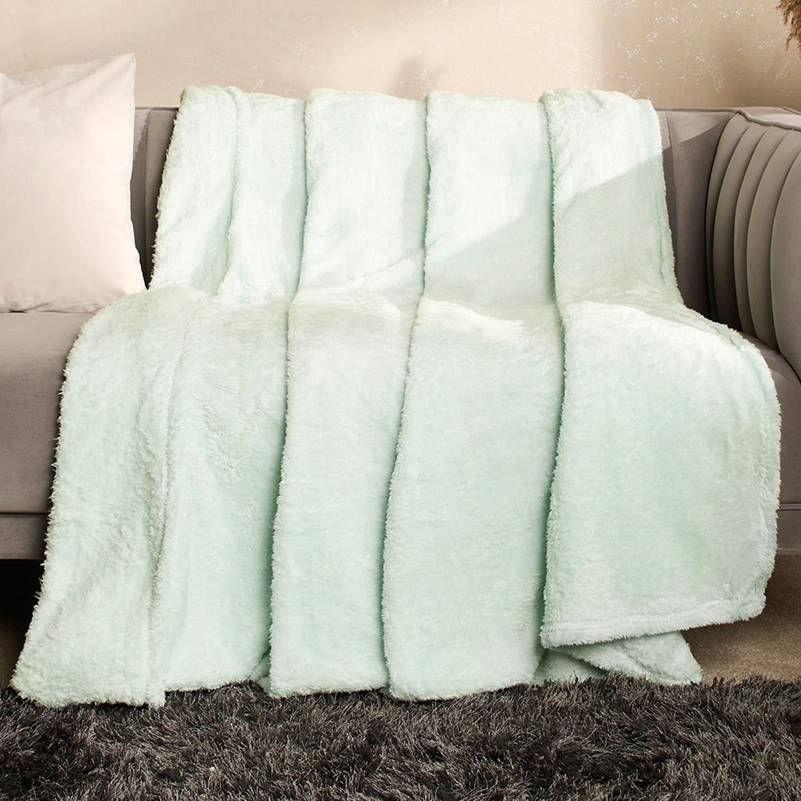 Brentfords Teddy Fleece Bear Blanket Large Throw over Bed Plush Soft Bedspread