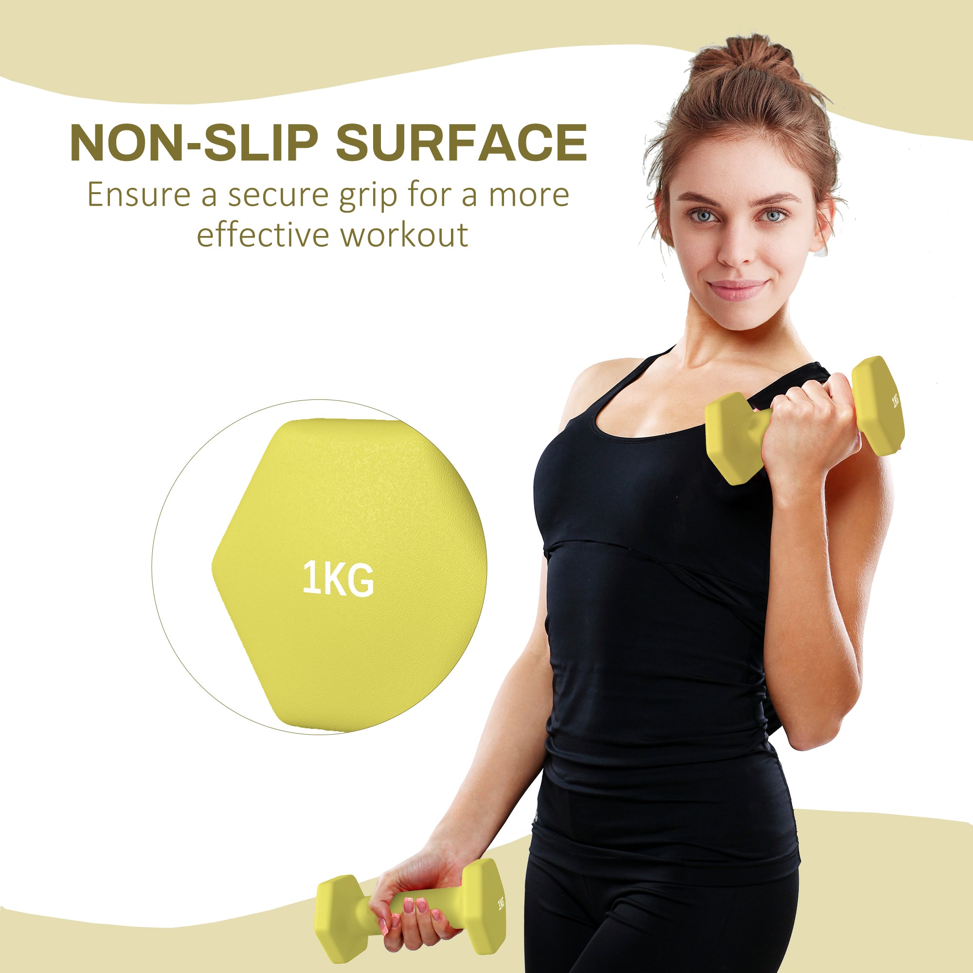 Dumbbells, Hexagonal Weights Pair