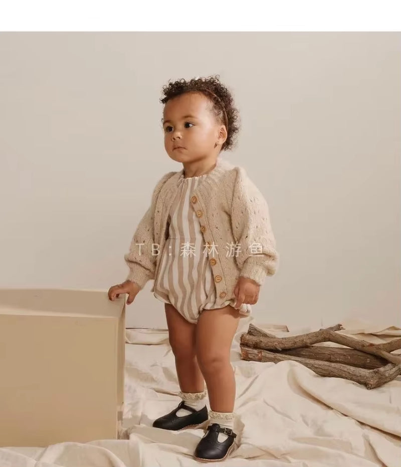 Baby Sweater RC Brand New Winter Toddler Girls Clothes Kids Cardigan Wool Warm Tops Cute Knit Sweater Cotton Children Outwear