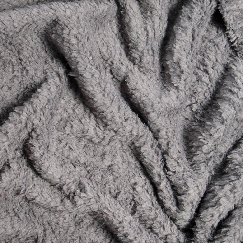 Brentfords Teddy Fleece Bear Blanket Large Throw over Bed Plush Soft Bedspread