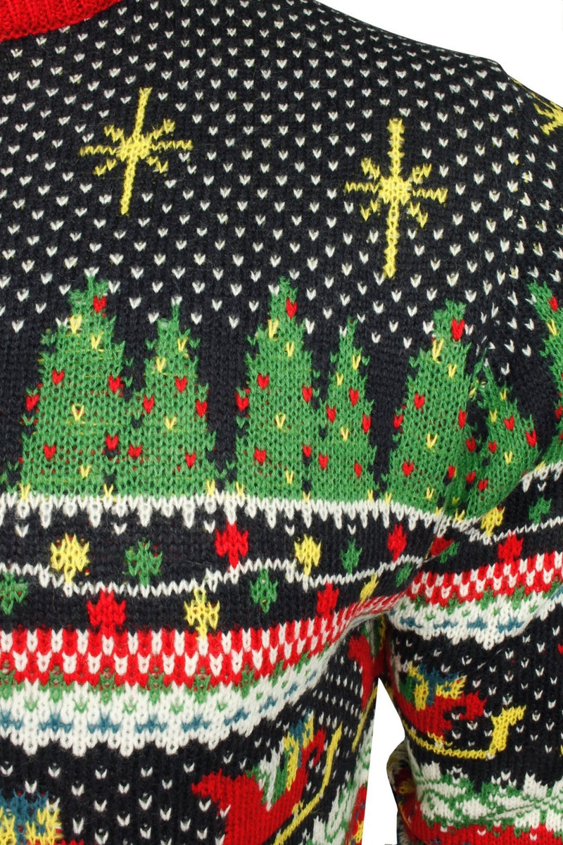 Xact Mens Nordic Reindeer Xmas / Christmas Jumper