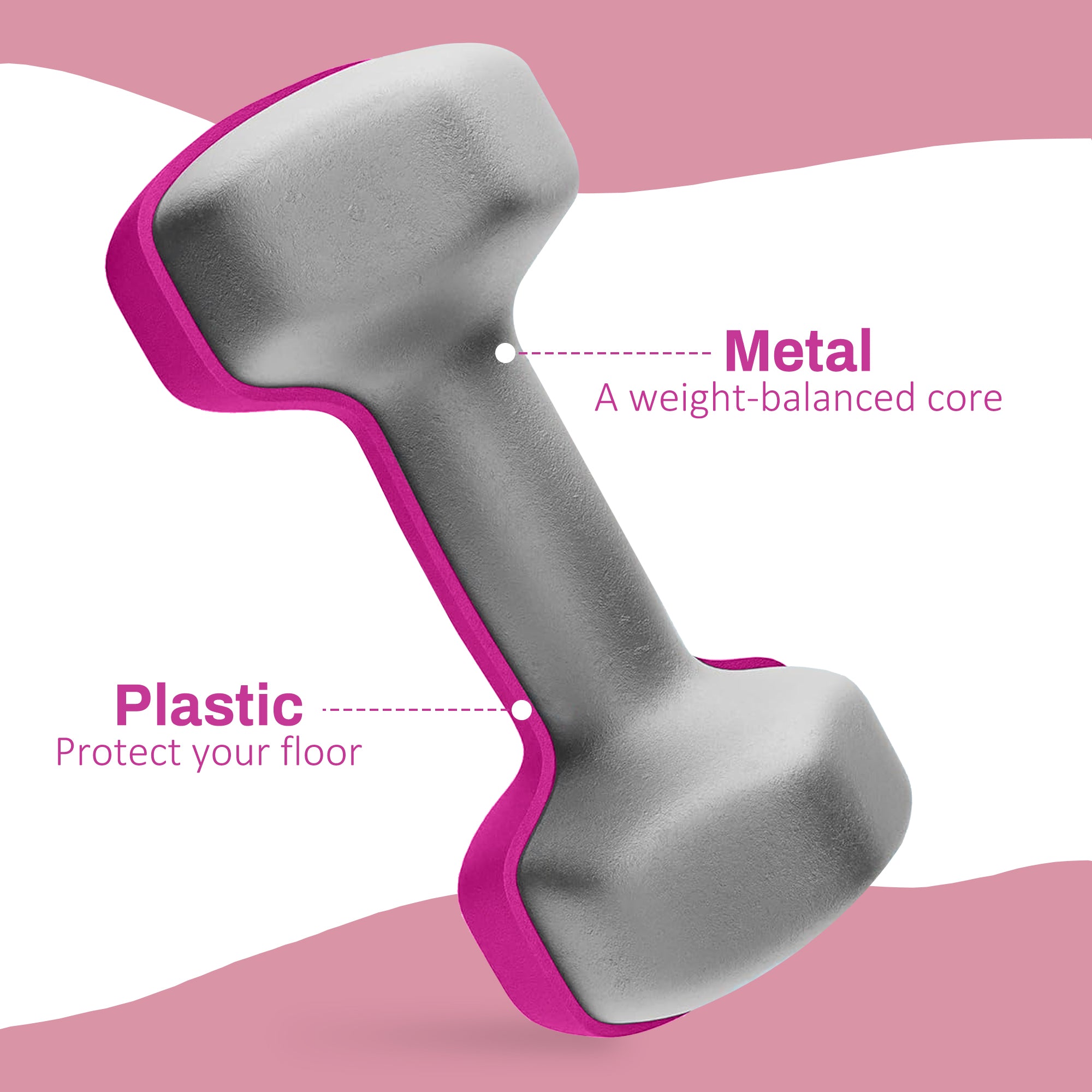 Dumbbells, Hexagonal Weights Pair