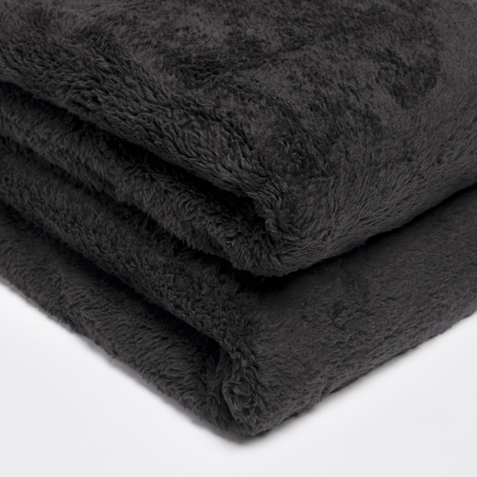 Brentfords Teddy Fleece Bear Blanket Large Throw over Bed Plush Soft Bedspread