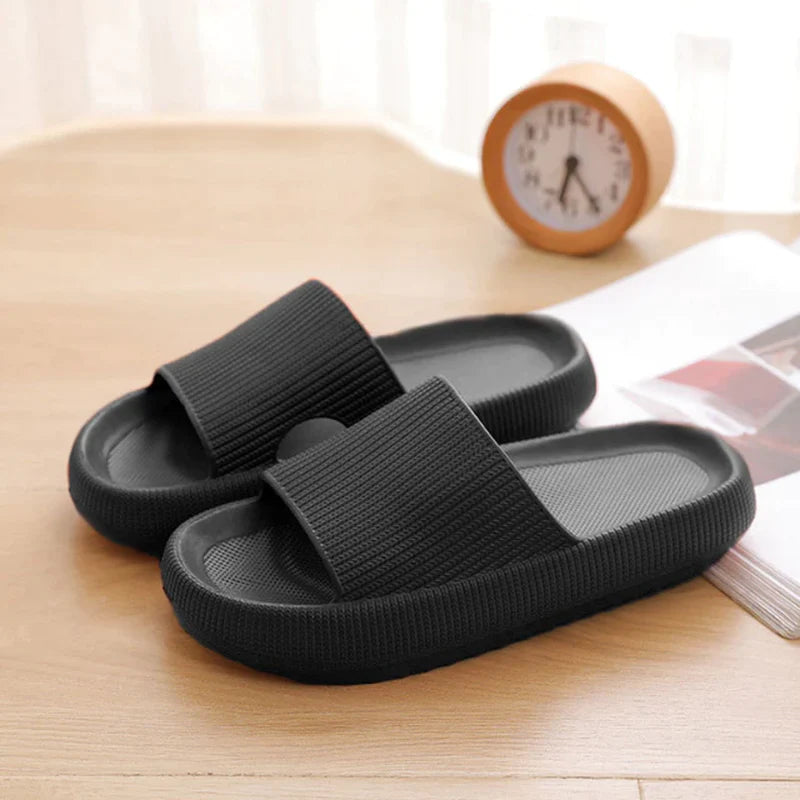 Thick Platform Bathroom Home Slippers Women Fashion Soft Sole EVA Indoor Slides Woman Sandals 2022 Summer Non-Slip Flip Flops