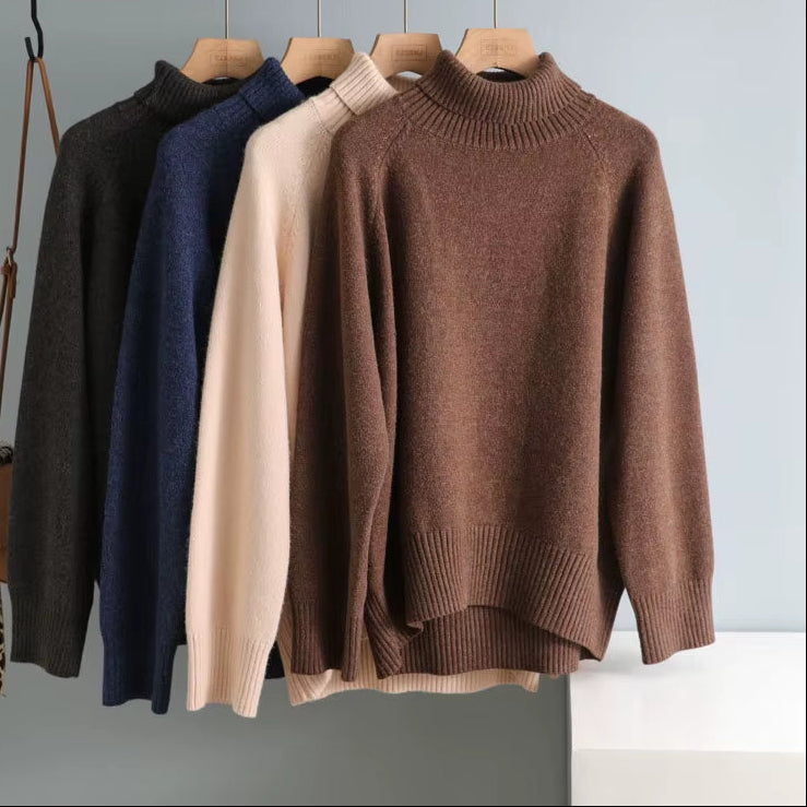Woman Sweaters Warm Sweater Oversize Female Women'S Turtleneck 2020 Autumn Winter Women'S Wool Sweater Women'S Jumper Pull Long