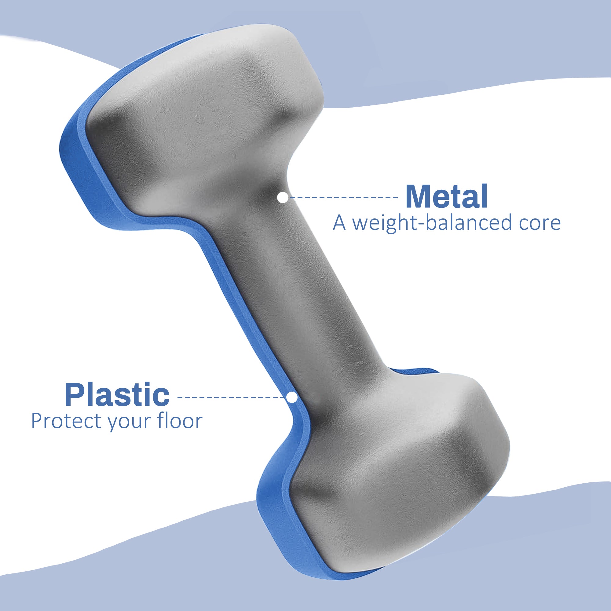 Dumbbells, Hexagonal Weights Pair