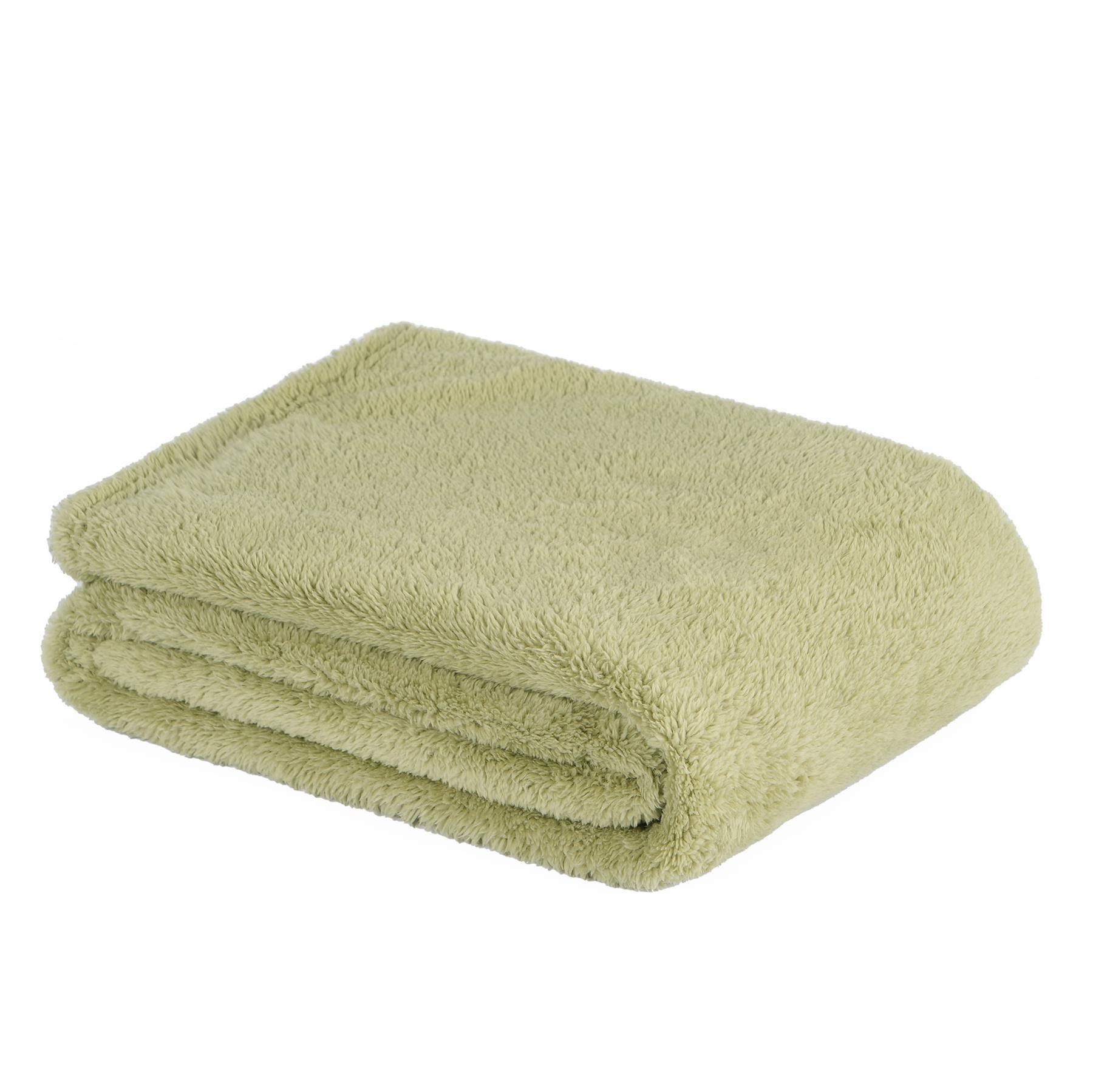 Brentfords Teddy Fleece Bear Blanket Large Throw over Bed Plush Soft Bedspread