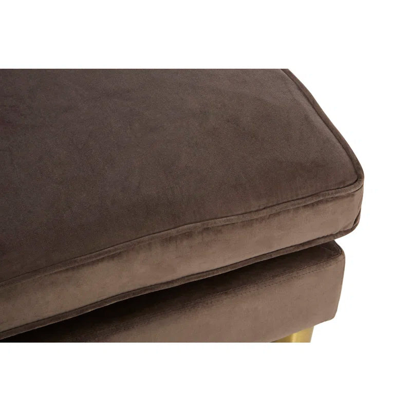 Galena Velvet Chaise Lounge