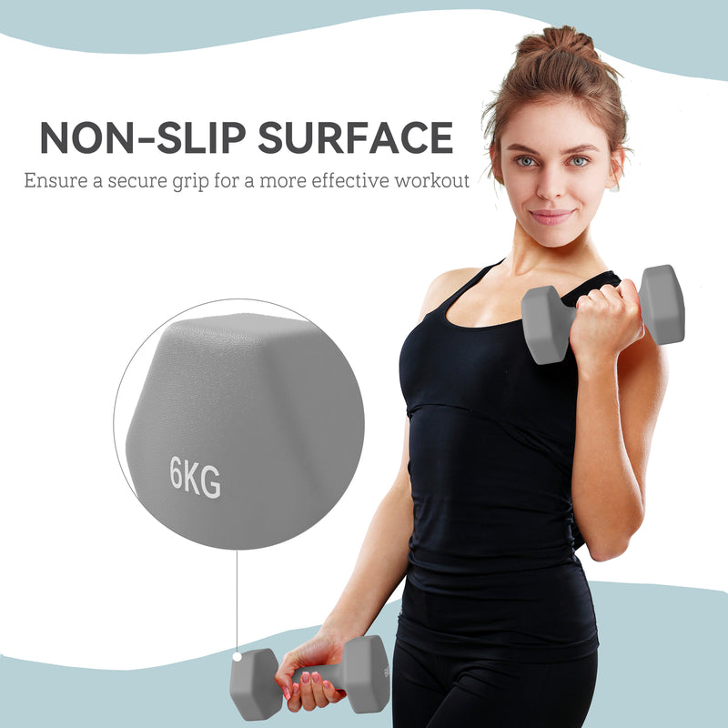 Dumbbells, Hexagonal Weights Pair