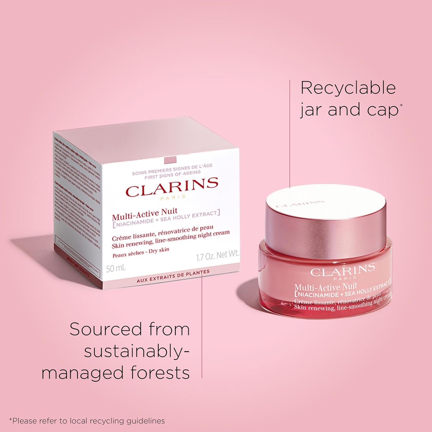 Multi-Active Night Cream Dry Skin 50Ml