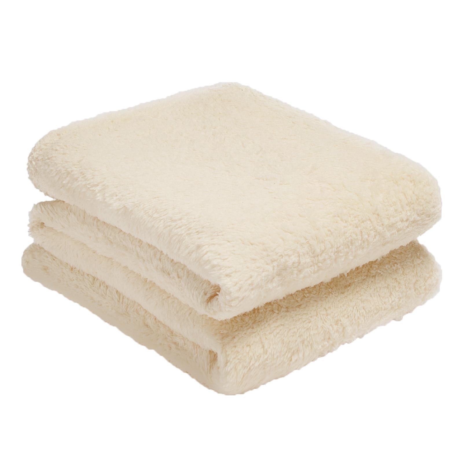 Brentfords Teddy Fleece Bear Blanket Large Throw over Bed Plush Soft Bedspread