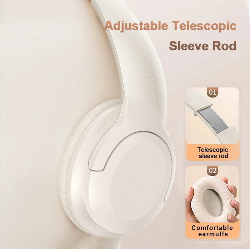 PARAMITA ANC Noise Canceling Headphones A1 Wireless Bluetooth Headphones BT5.3 400Mah Over-Ear Foldable for Sports Work Games