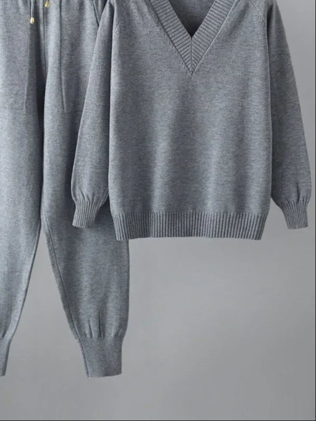 Autumn Winter Harem Pants Casual Women'S Tracksuit Sweater Two Piece Sets Womens Outifits Pullover 2 Piece Sets Womens Outfits