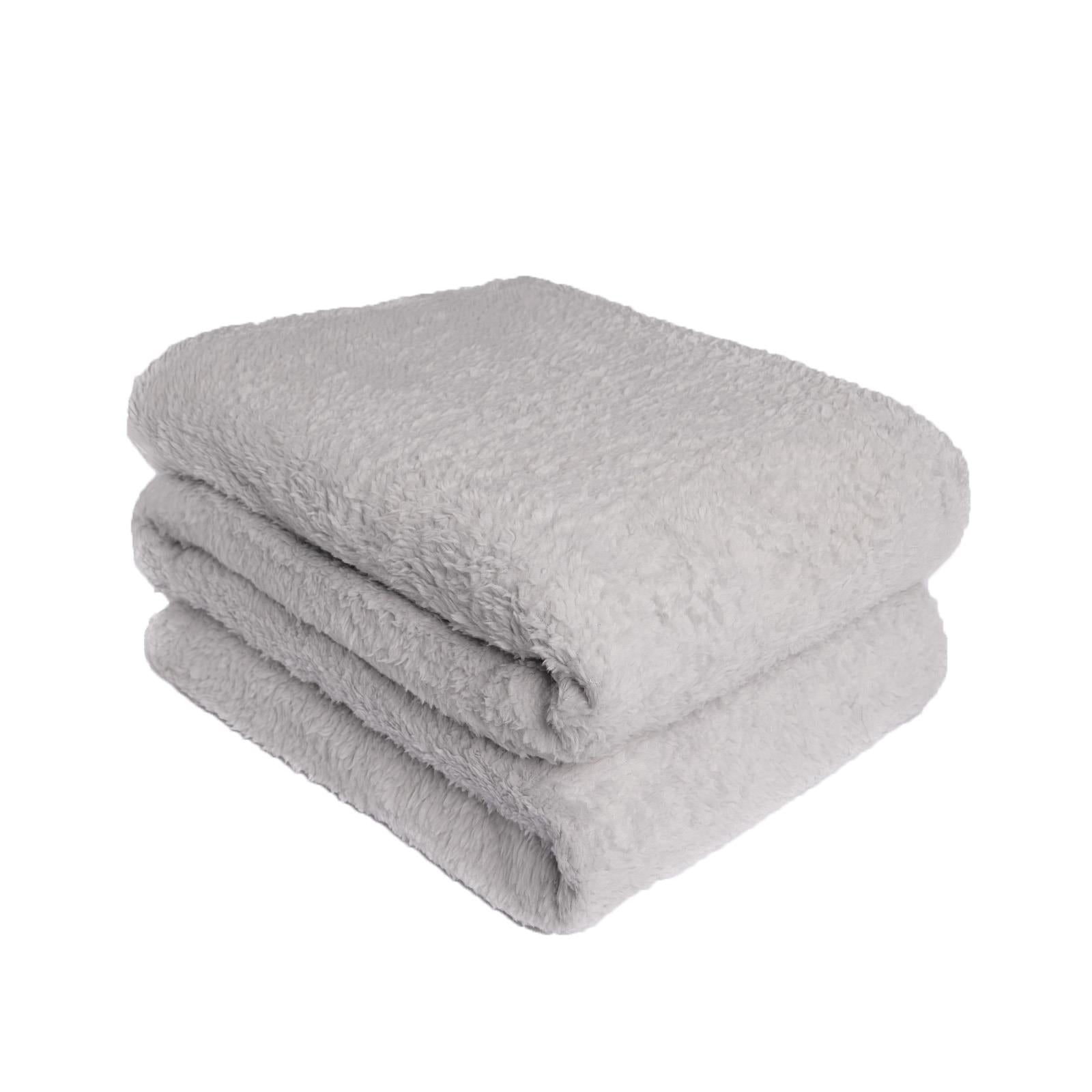 Brentfords Teddy Fleece Bear Blanket Large Throw over Bed Plush Soft Bedspread