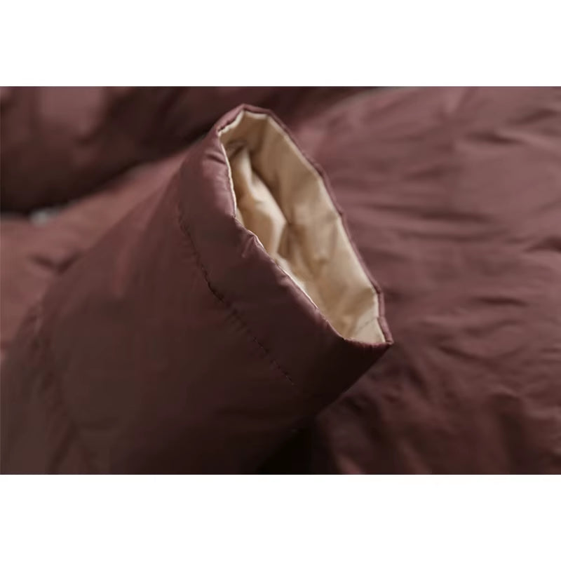 Winter Long Warm Duck down Jackets Women Fashion Oversize Thick Coat Autumn Casual Slim Pocket Parka ED1358