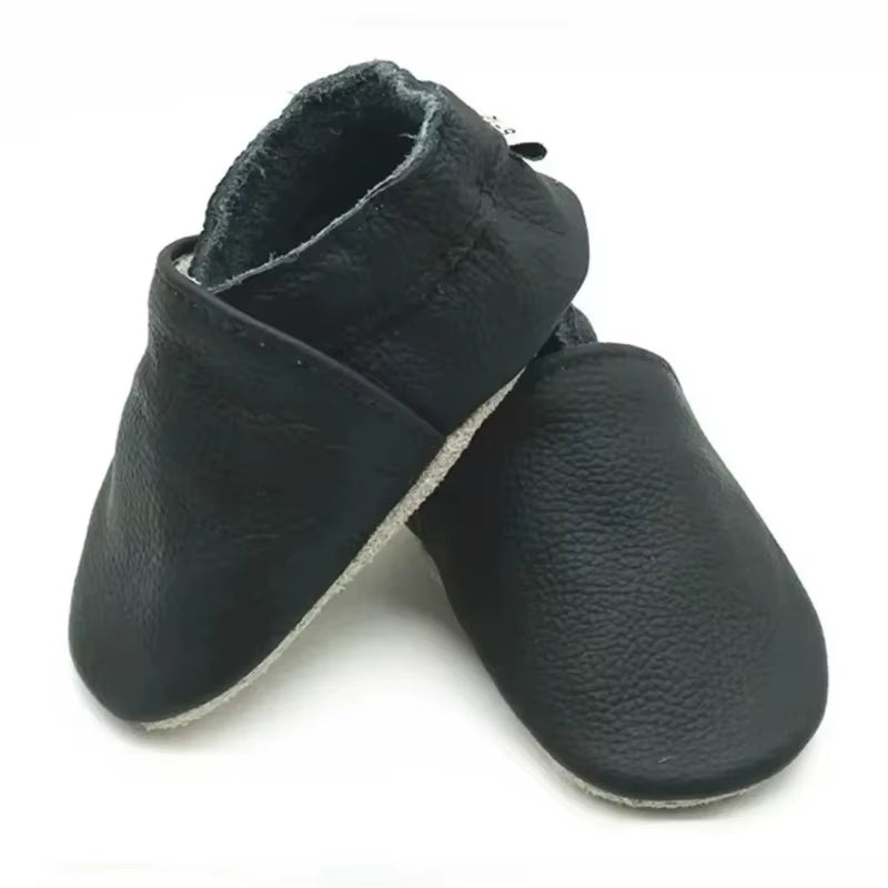 Genuine Leather Baby Shoes 2025 Summer Infant Toddler Baby Shoes Moccasins Shoes First Walker Soft Sole Crib Baby Boy Shoes