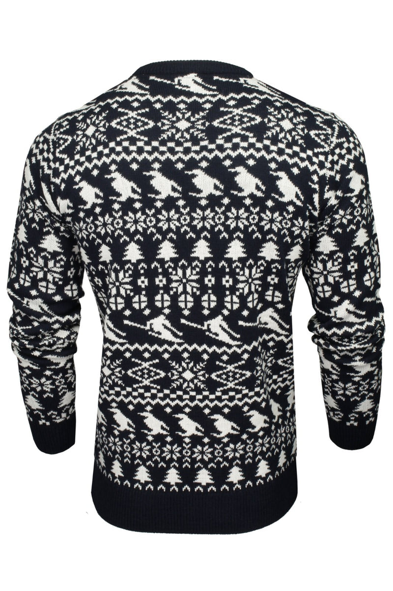 Xact Mens Nordic Reindeer Xmas / Christmas Jumper