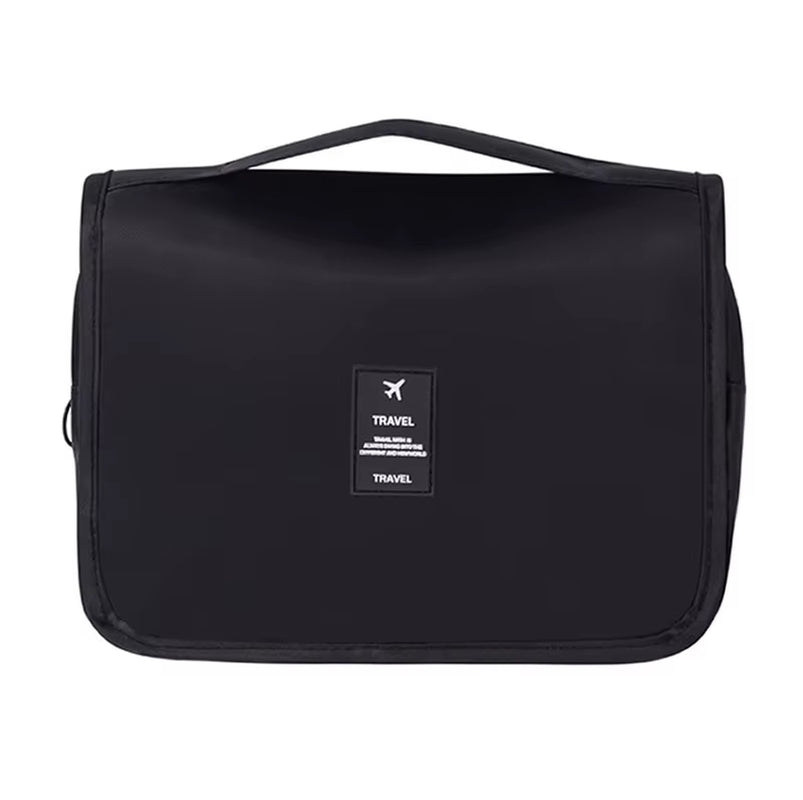 Portable Travel Toiletry Bag, Waterproof Hanging Storage Bag, Mesh Pockets Hook Cosmetic Bag, Travel Accessories,Makeup Bags