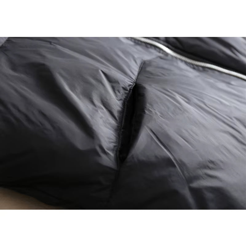 Winter Long Warm Duck down Jackets Women Fashion Oversize Thick Coat Autumn Casual Slim Pocket Parka ED1358