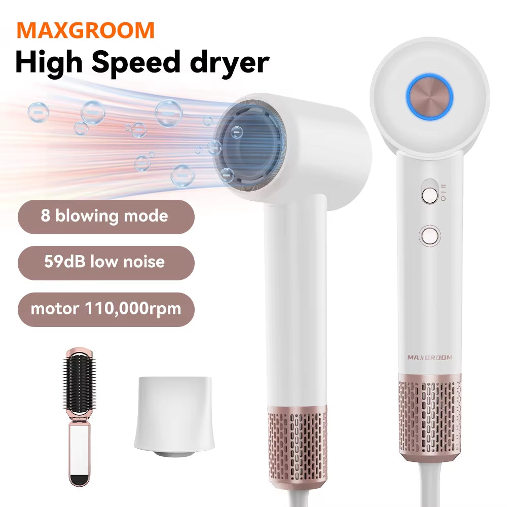 1600W High Speed Hair Dryer 200 Milion Anion Electric Hair Dryer Professional Negative Ions Hair Care Quick Hairdryer