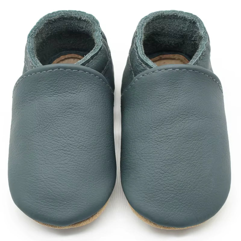 Genuine Leather Baby Shoes 2025 Summer Infant Toddler Baby Shoes Moccasins Shoes First Walker Soft Sole Crib Baby Boy Shoes