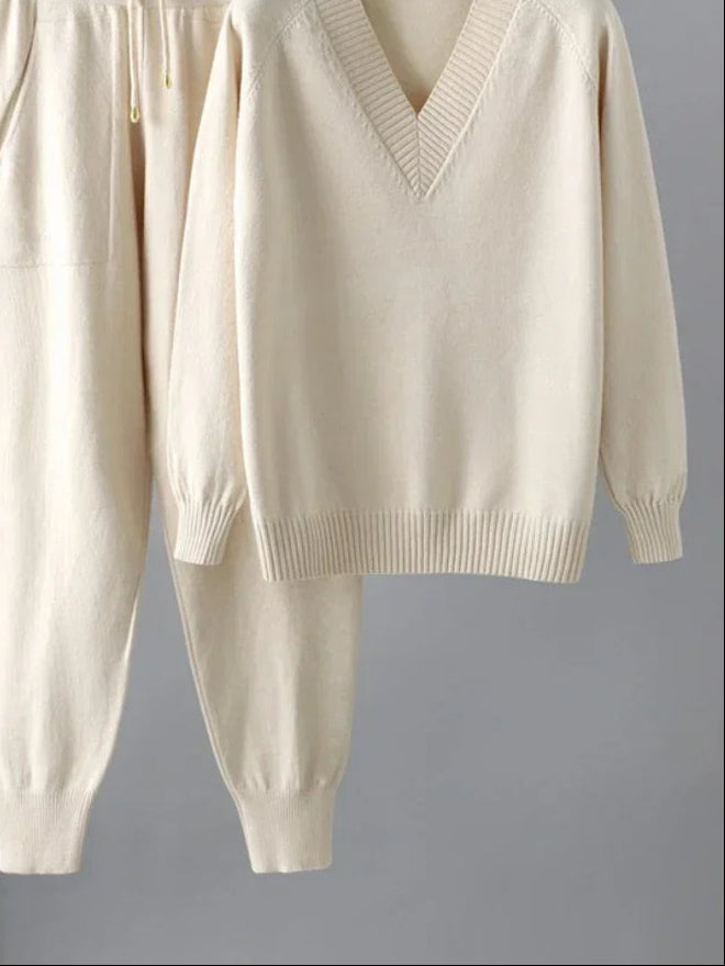 Autumn Winter Harem Pants Casual Women'S Tracksuit Sweater Two Piece Sets Womens Outifits Pullover 2 Piece Sets Womens Outfits