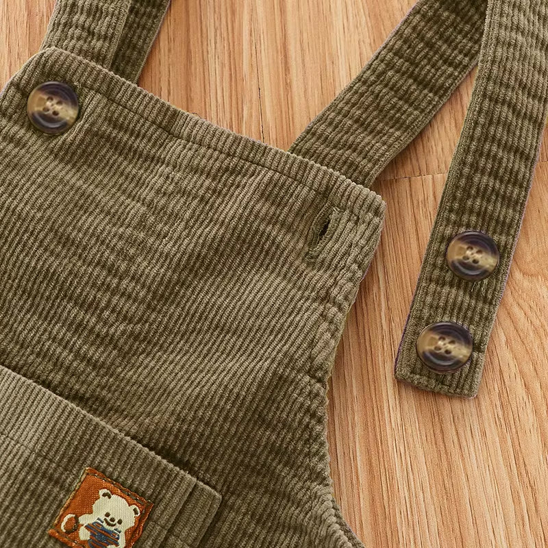 Kids Baby Boys Girls Overalls Casual Pants 1-4T Infants Toddler Bib Trousers Spring Fall Clothing Boy Jumper Dungarees