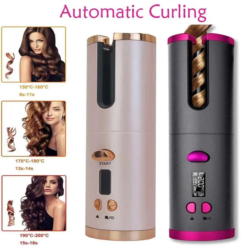 Automatic Curling Iron Portable Hair Straightener Electric