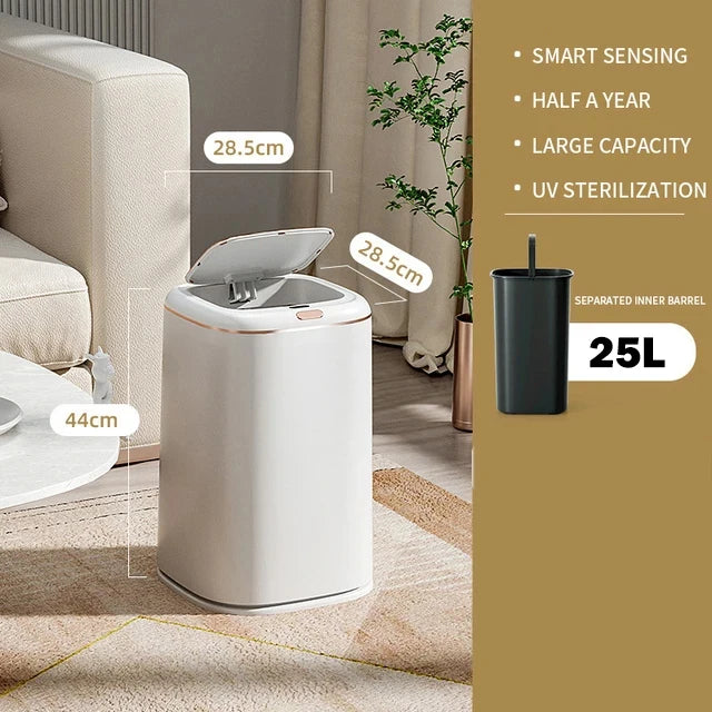 Stylish 30L Smart Sensor Rubbish Bin or Recycling Bin