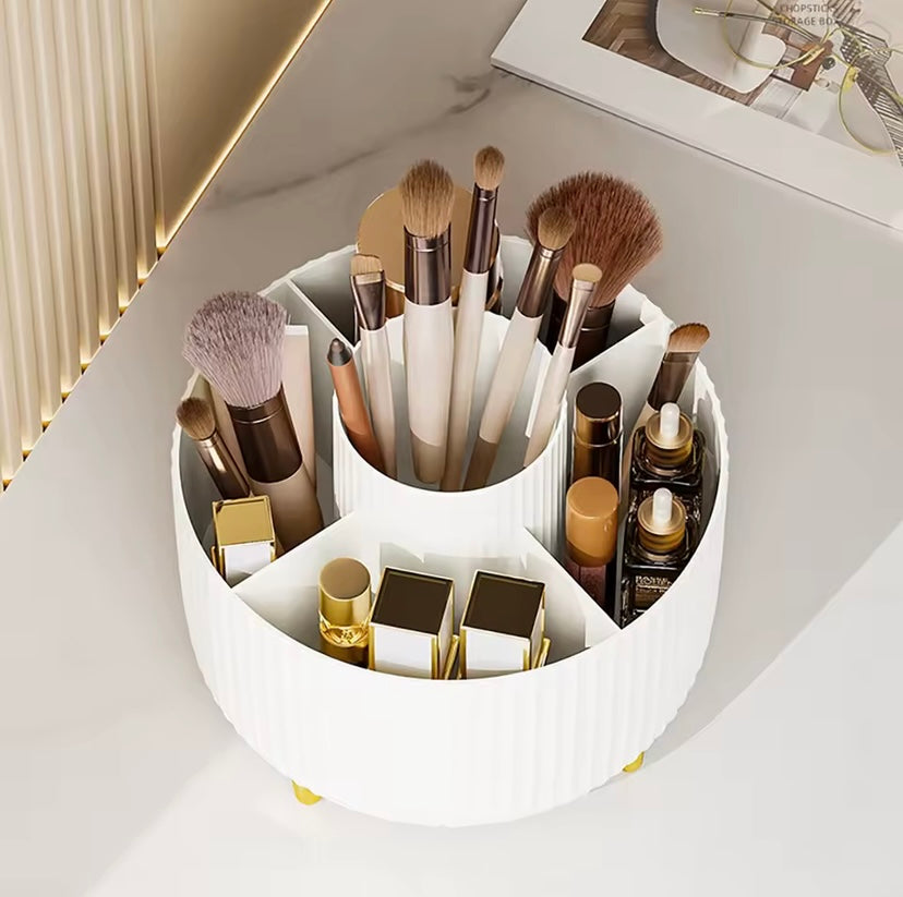 360°Rotating Makeup Desktop Cosmetic Storage Box