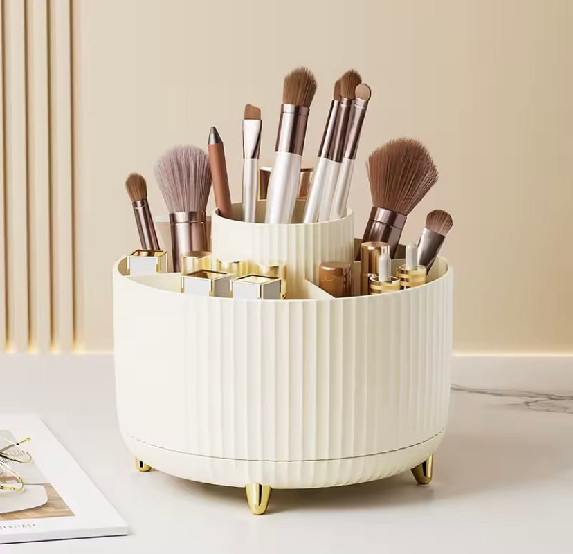 360°Rotating Makeup Desktop Cosmetic Storage Box