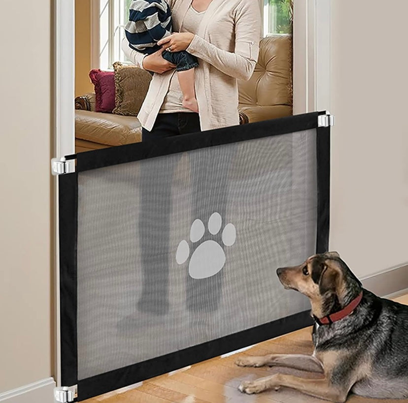 Magic Dog Gate for Dogs Lockable Safety Guard