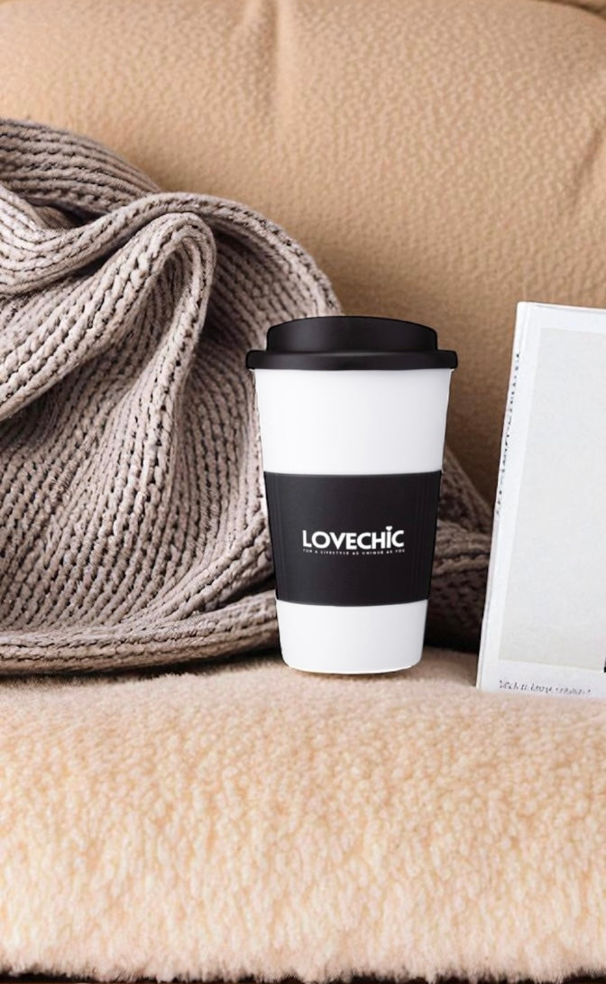 Love Chic Americano Thermal Cup with Grip