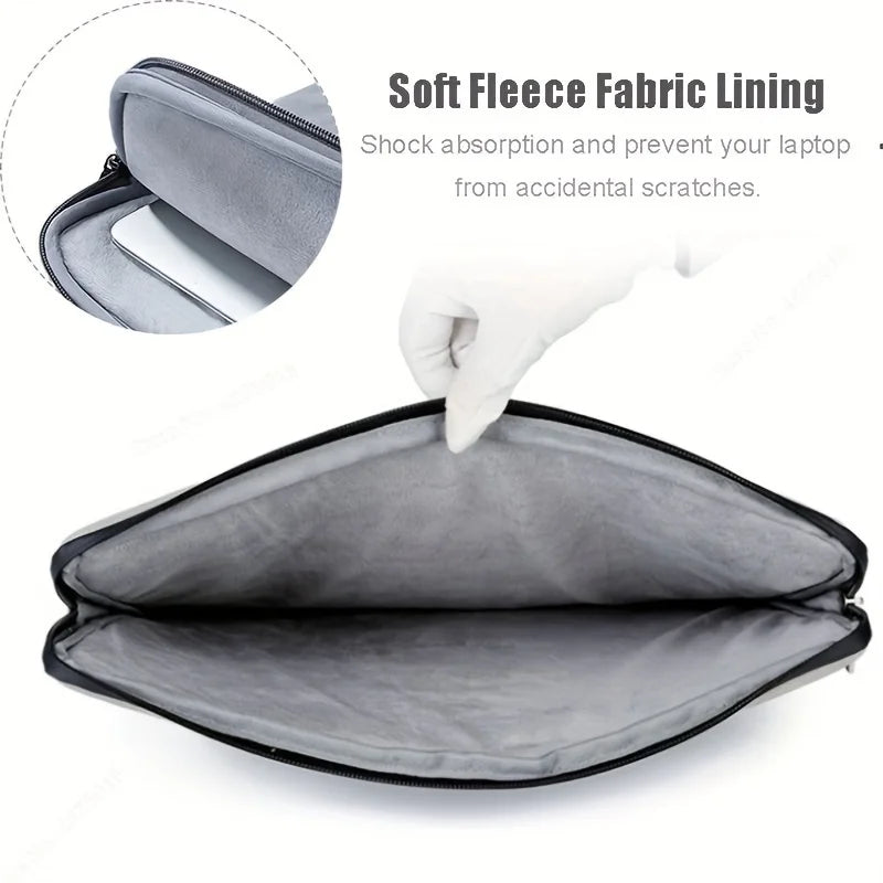 Stylish Faux Leather Protective Tablet Laptop Pouch Case