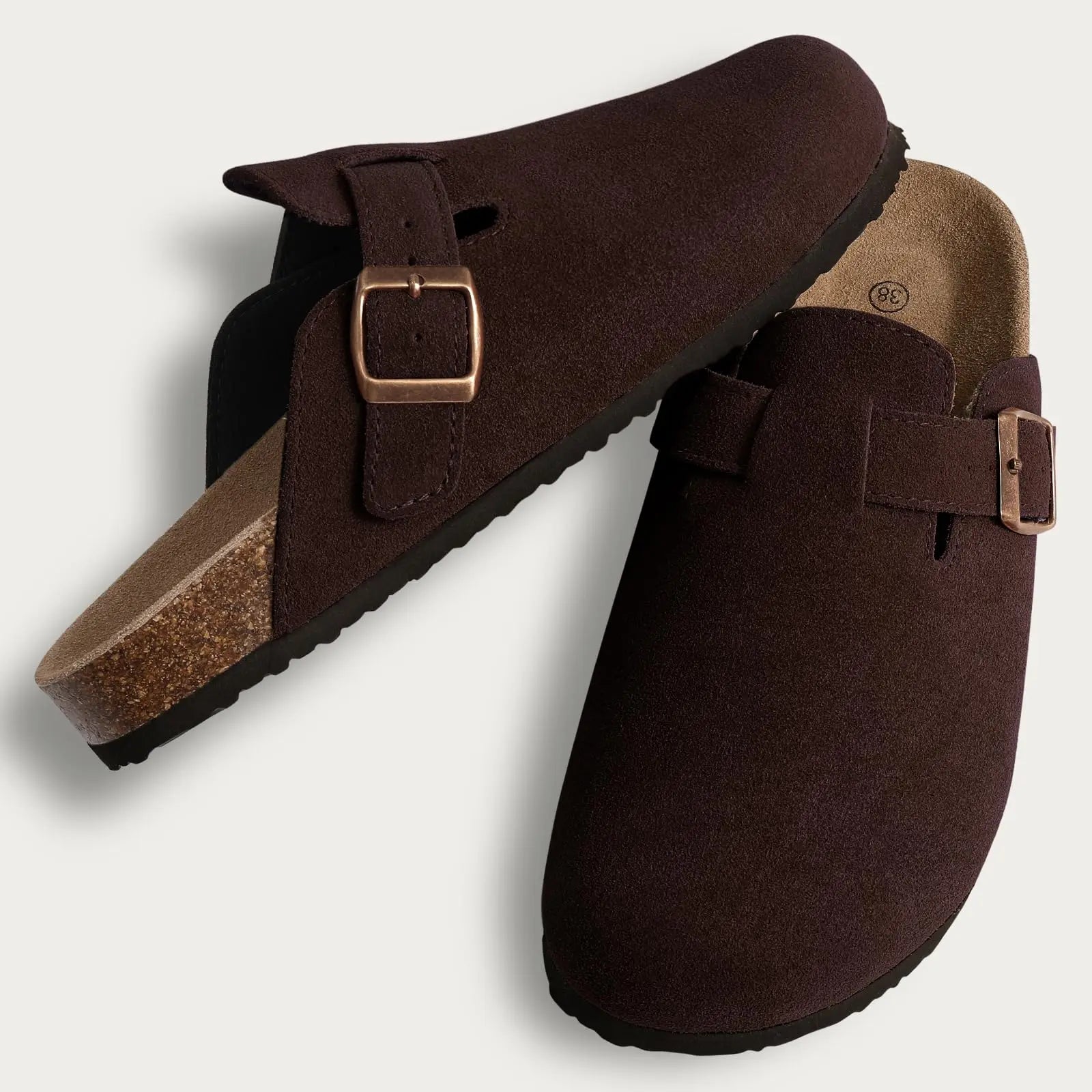 Trending Slip On Cork Clog Mules with Arch Support