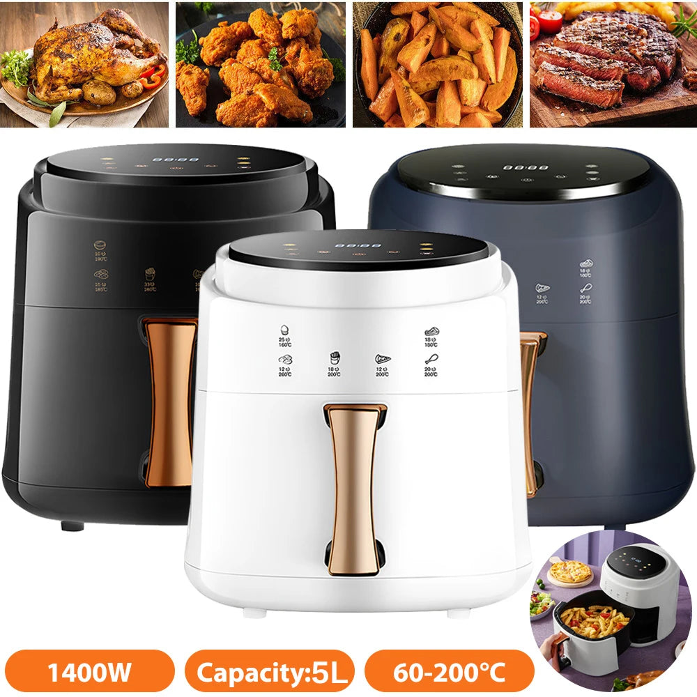 5L 1400W Air Fryer UK Plug Multi-functional Electric