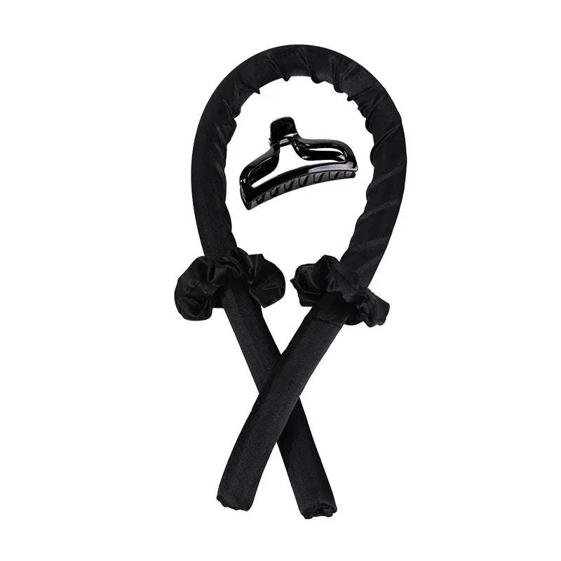 Heatless Curling Rod Headband No Heat Curls Silk Ribbon Hair Roller Sleeping Soft Headband Wave Formers Hair Curler Styling Tool