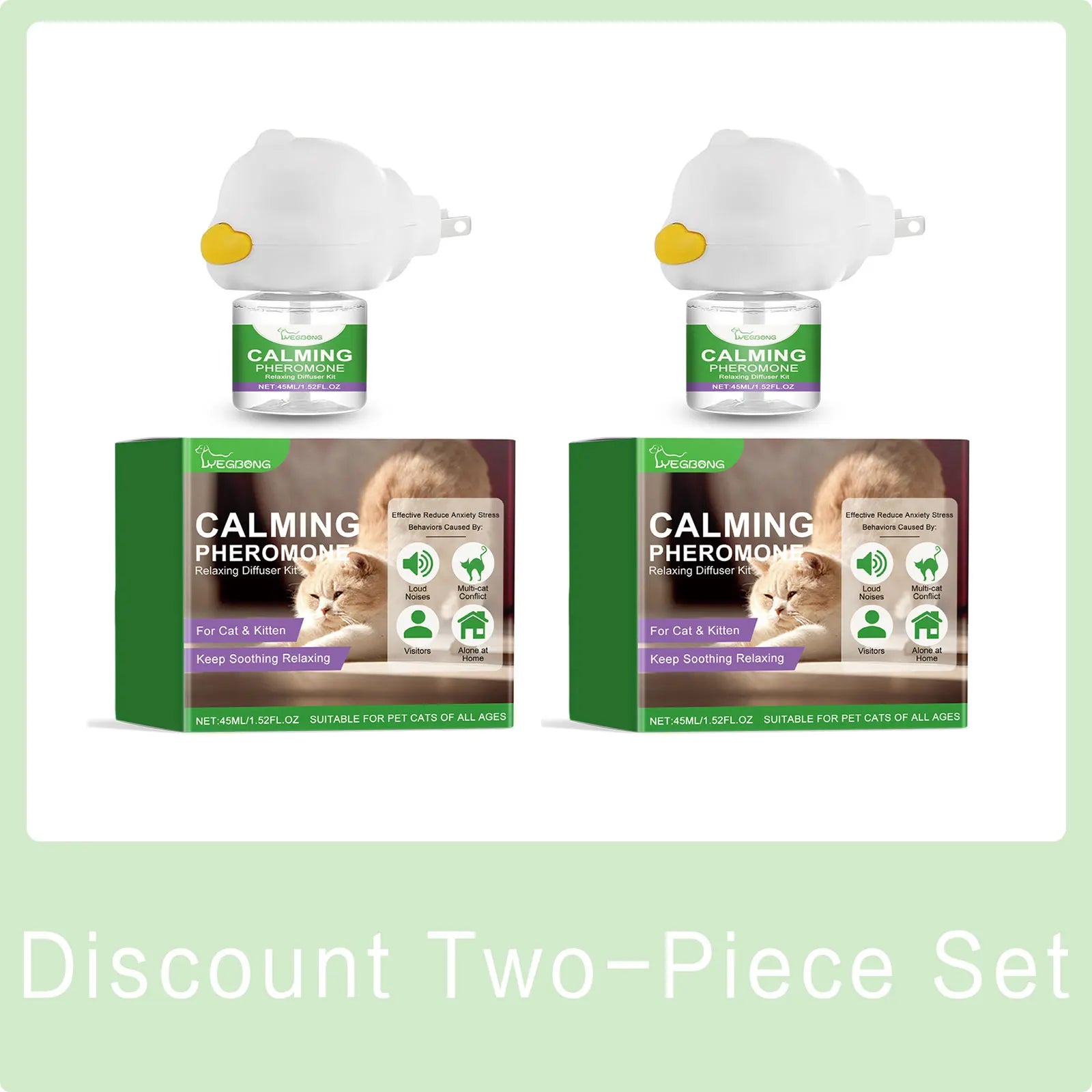 Cat Calming Diffuser Cat Pheromone Plug-In Relaxants