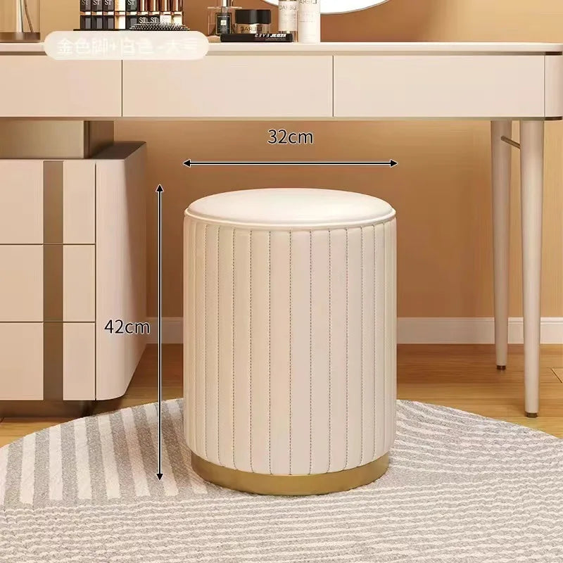 Elegant Vanity Storage Stool