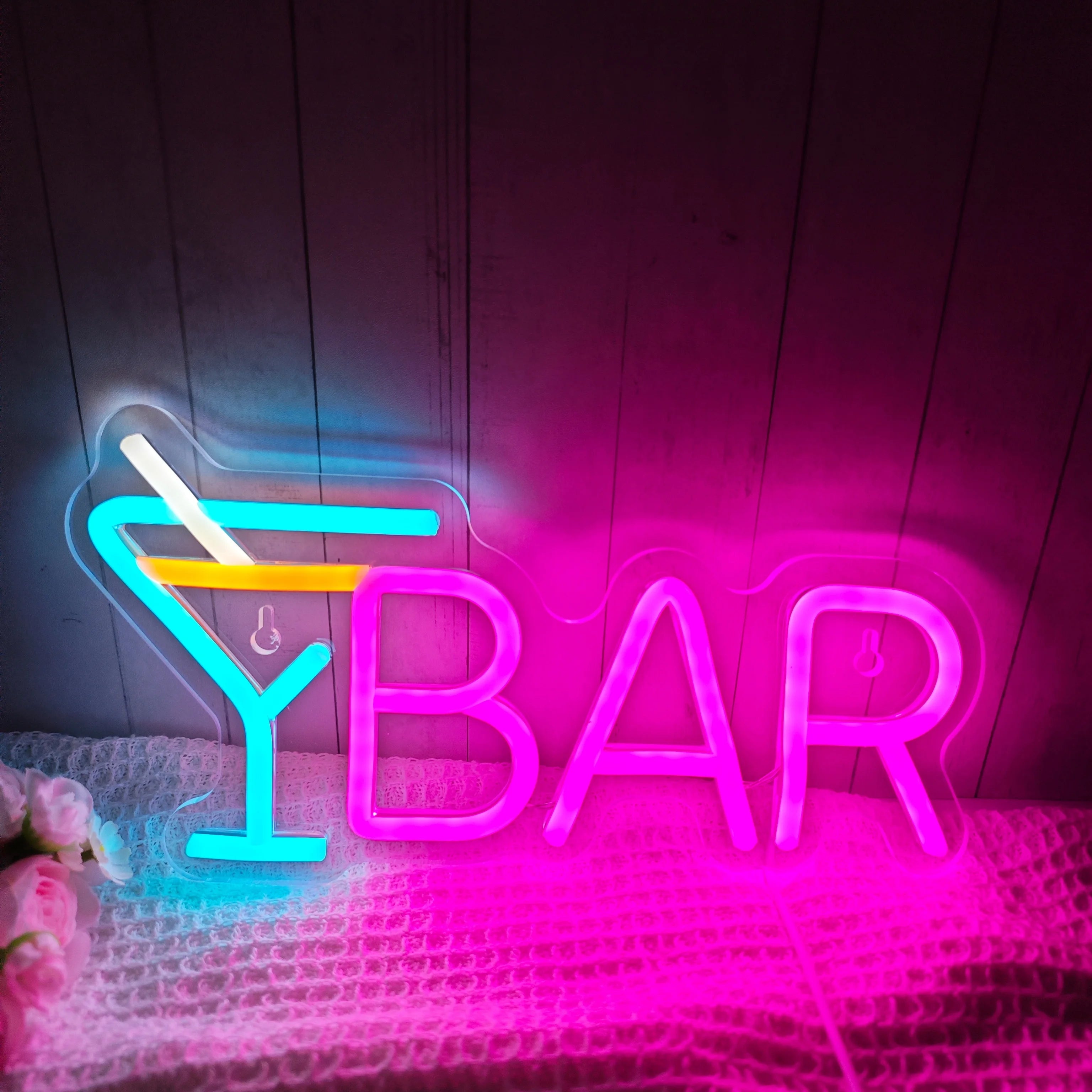 Novelty Neon LED Bar Cocktail Sign