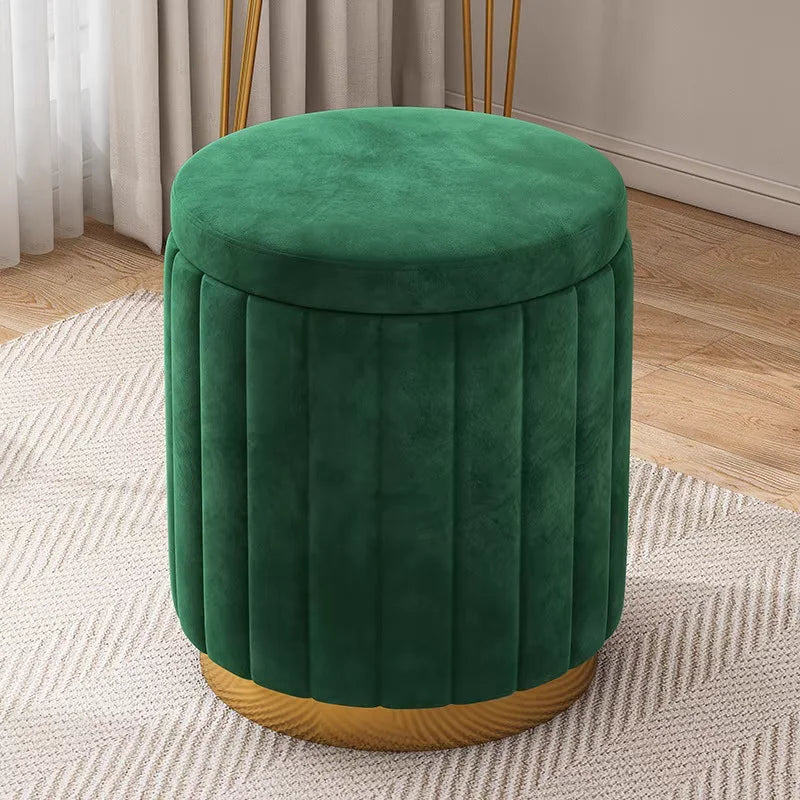 Elegant Vanity Storage Stool