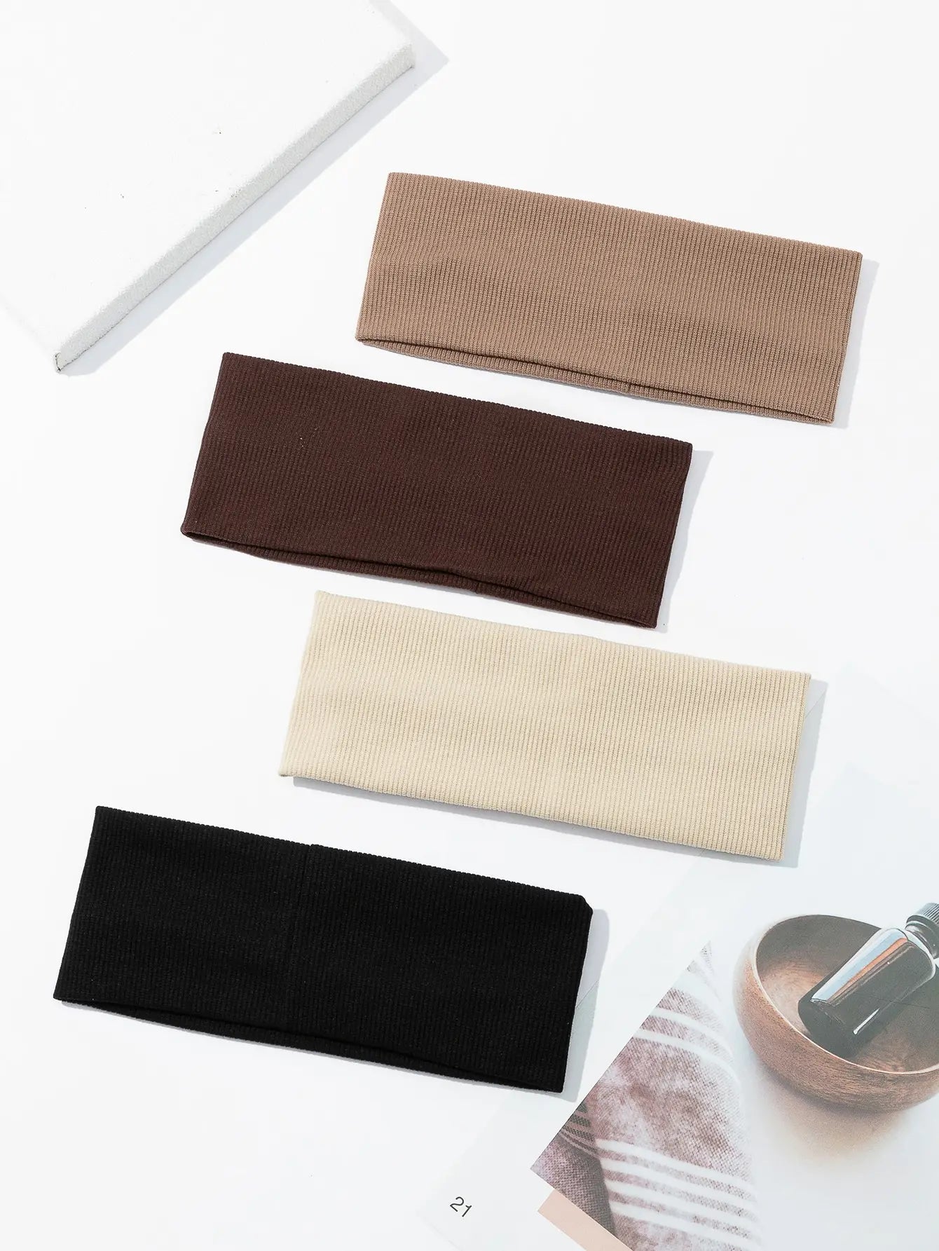 4 Pack Headbands for Make-up, Skincare and Day to Day Wear
