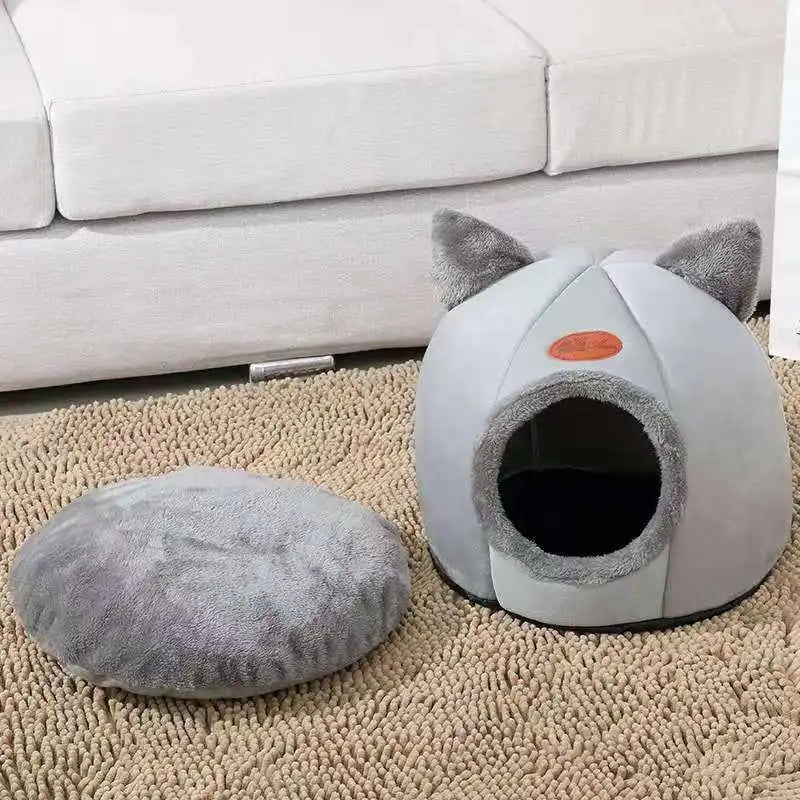 Warm Cosy Cat House Nest Bed